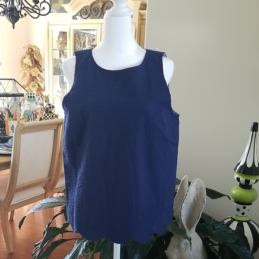 Vineyard Vines Deep Blue Tank Top